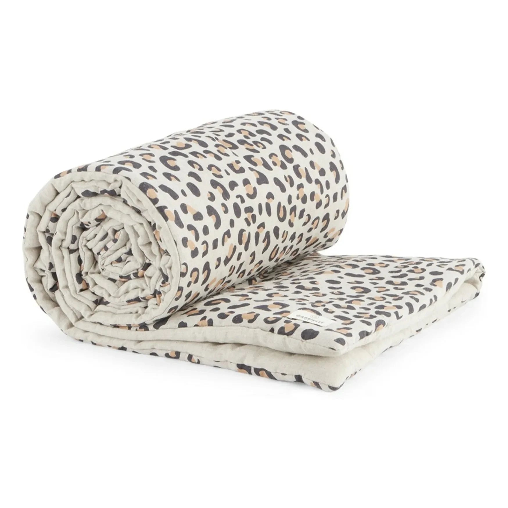 Gabrielle Paris - Washed linen duvet | Leopard