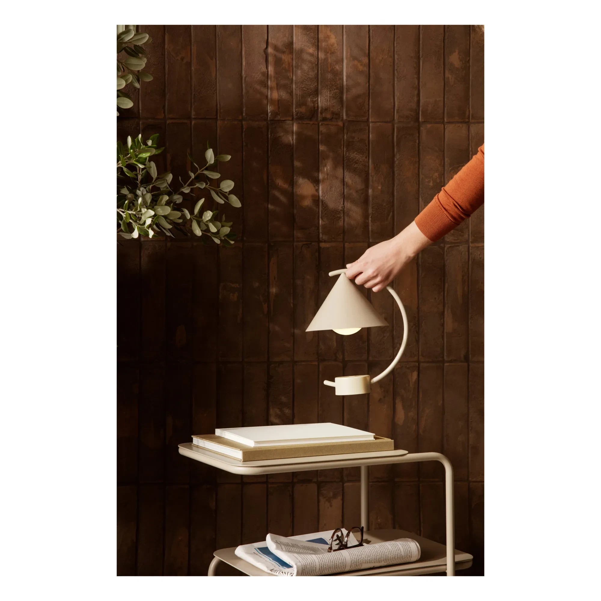 Ferm Living - Level Outdoor Beistelltisch | Creme