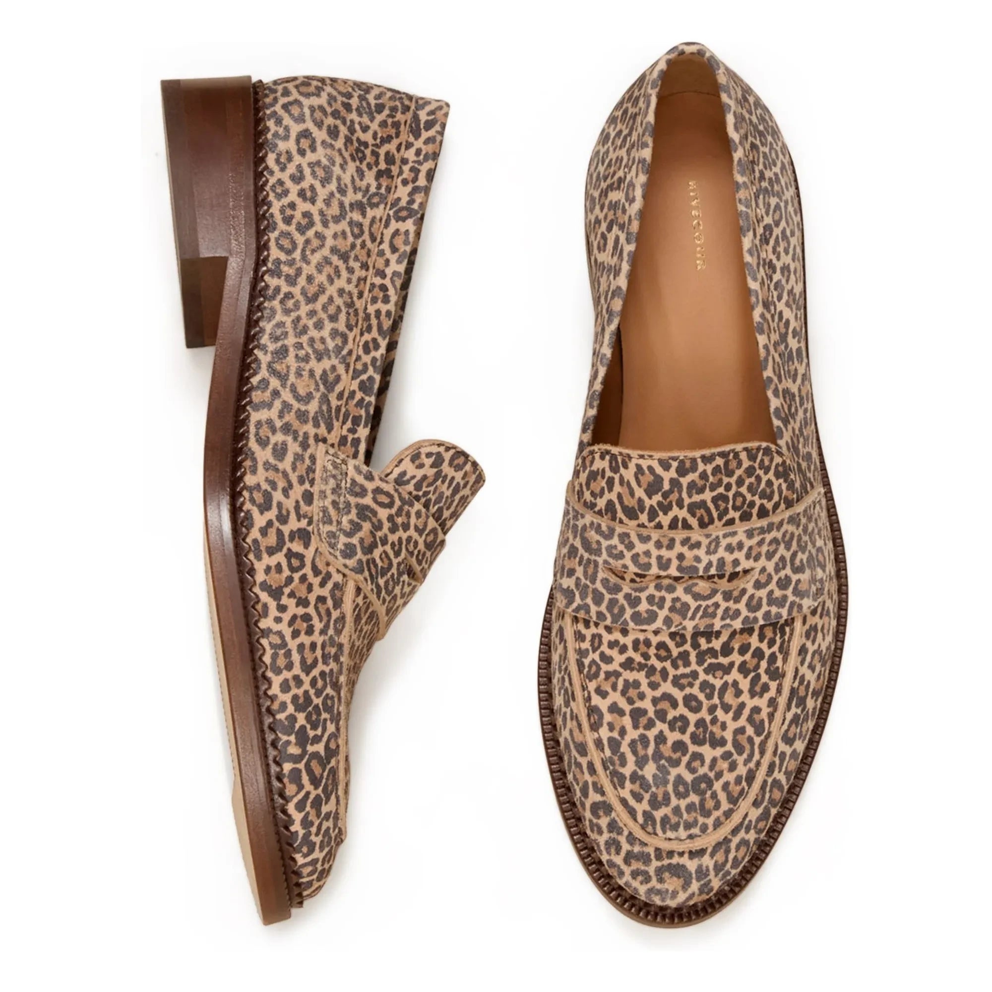 Rivecour - Mokassin Nr. 82 Bedrucktes Leder | Leopard