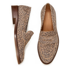 Rivecour - Mokassin Nr. 82 Bedrucktes Leder | Leopard