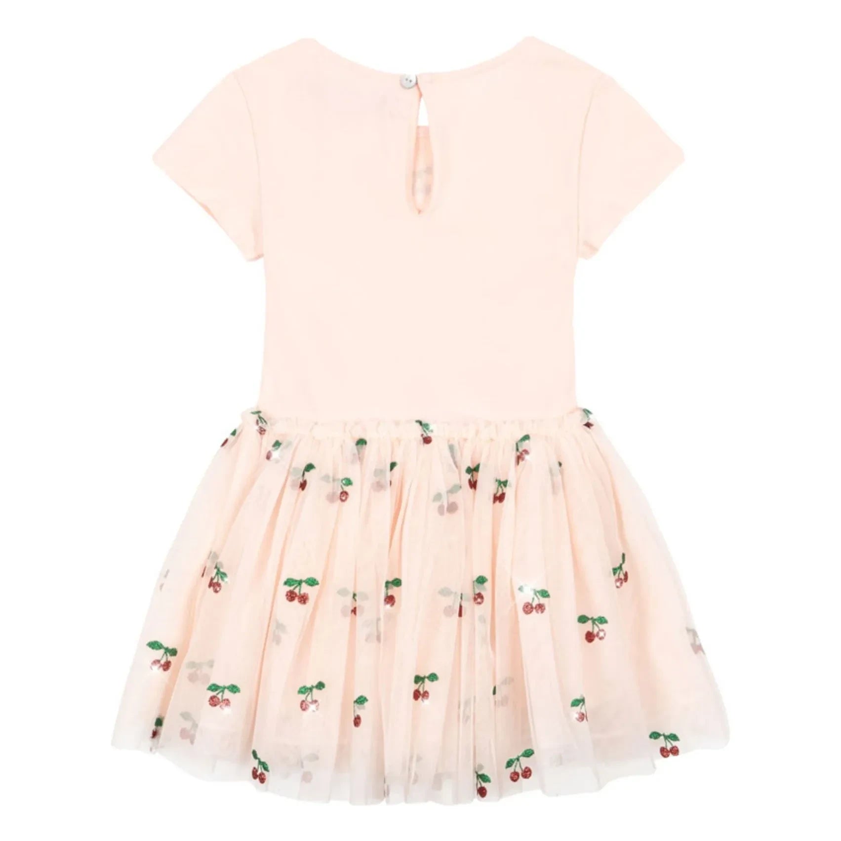 Konges Sløjd - Ballerina Cherries Tulle Dress | Pink