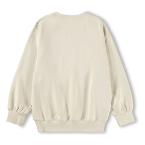 Molo - Monti Rainbow Organic Cotton Sweatshirt | Ecru
