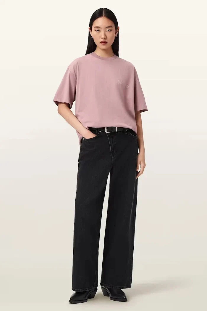 AllSaints Pamuklu Kadın Oversize Tişört ODYSSEY ETTA TEE