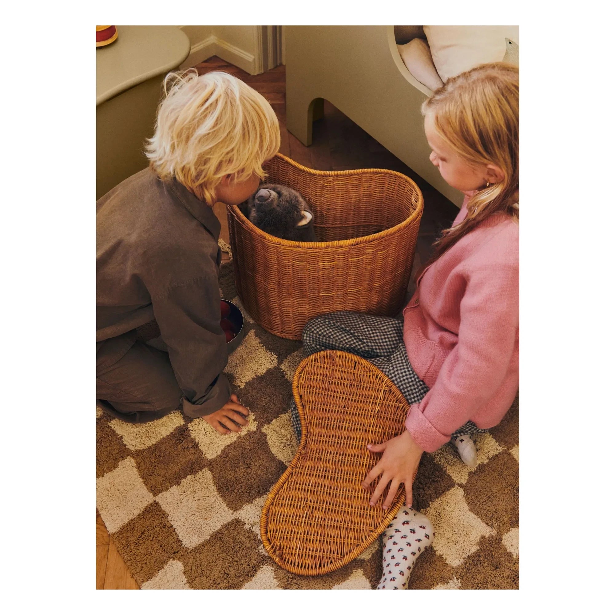 Ferm Living Kids - Mara rugs | Brown
