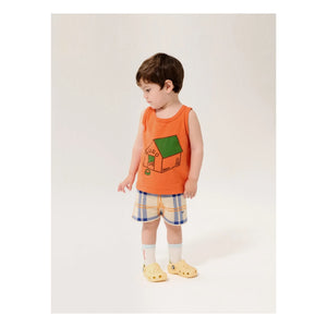 Bobo Choses - Niche Organic Cotton Tank Top | Orange