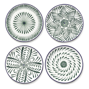 Serax - Baazar Dinner Plates, Waww La Table - Set of 4 | Green