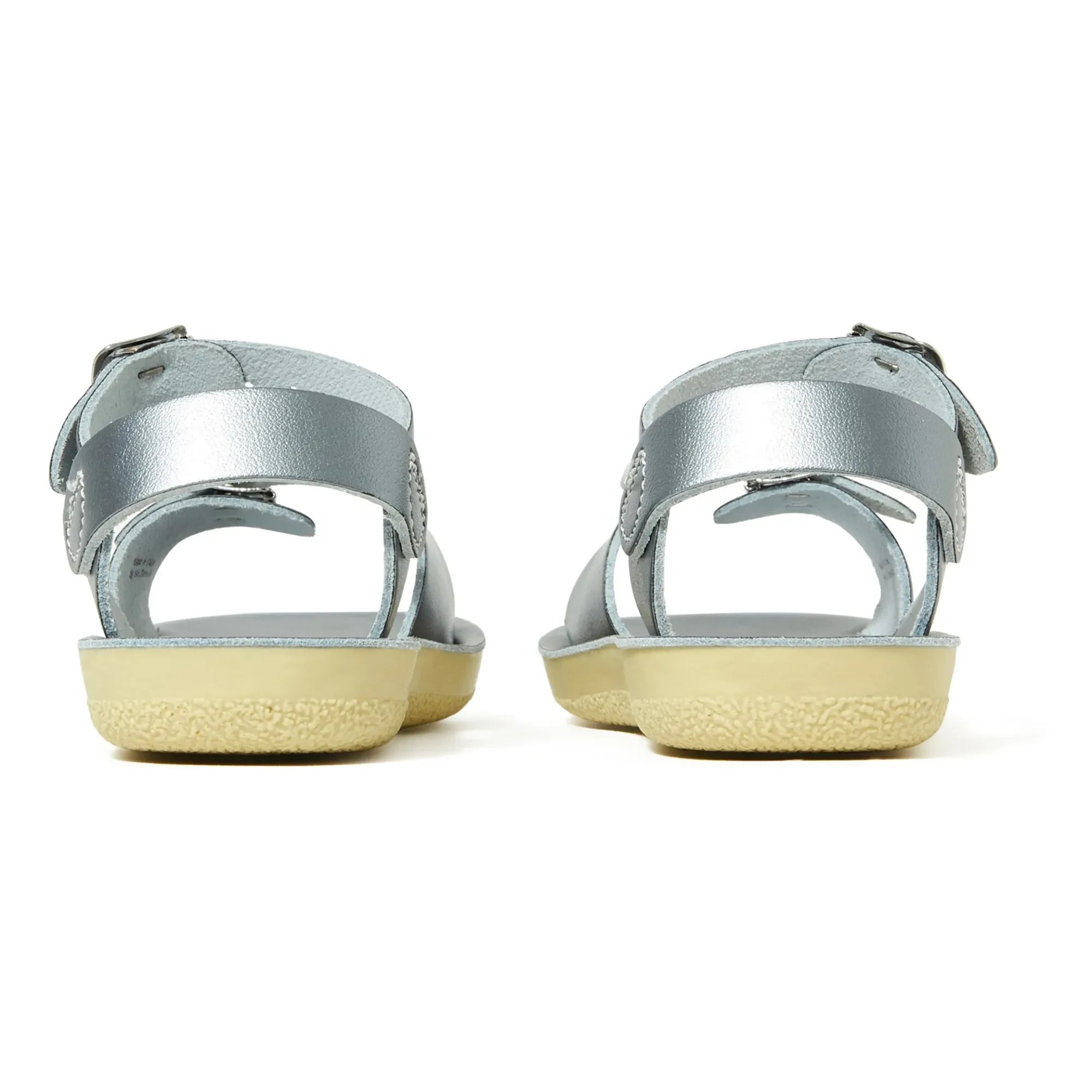 Salt-Water – Surfer Sandalen aus wasserfestem Leder | Silber