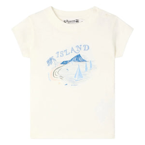 Bonpoint - Tom T-Shirt Bio-Baumwolle | Creme