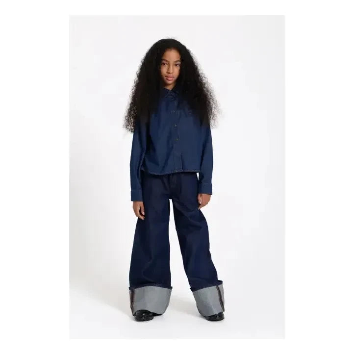 Finger in the nose - Crush Kısa Denim Gömlek | Denim brut