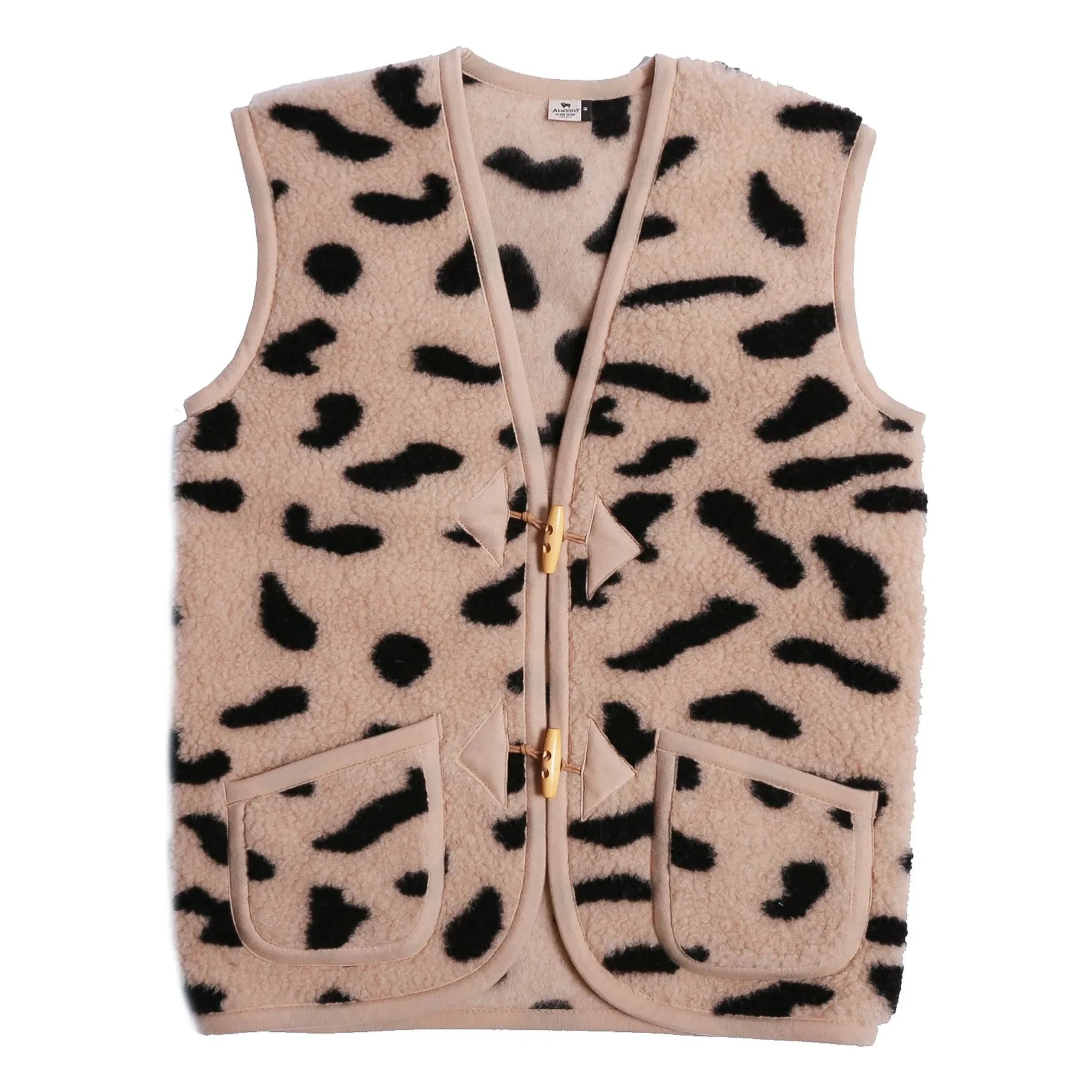 Alwero - Alpen Cheetah Ärmellose Weste - Erwachsenenkollektion | Beige