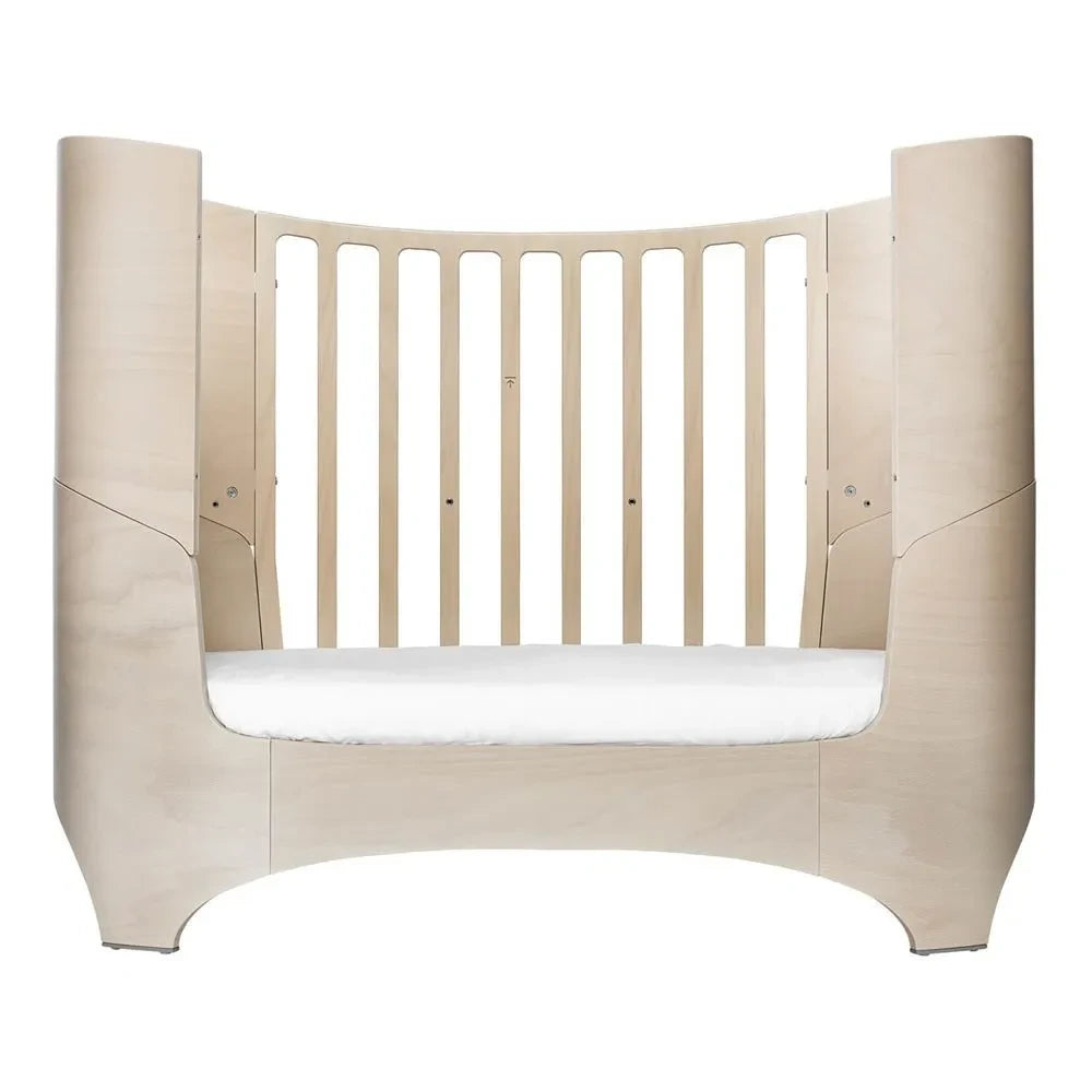 Leander - Umwandelbare ovale Wiege Komplettset mit Comfort+7 Matratze | Beige-Kalk