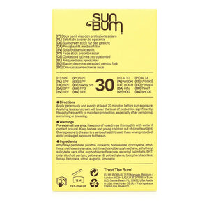 Sunbum - Original Face Stick SPF 30 - 30g