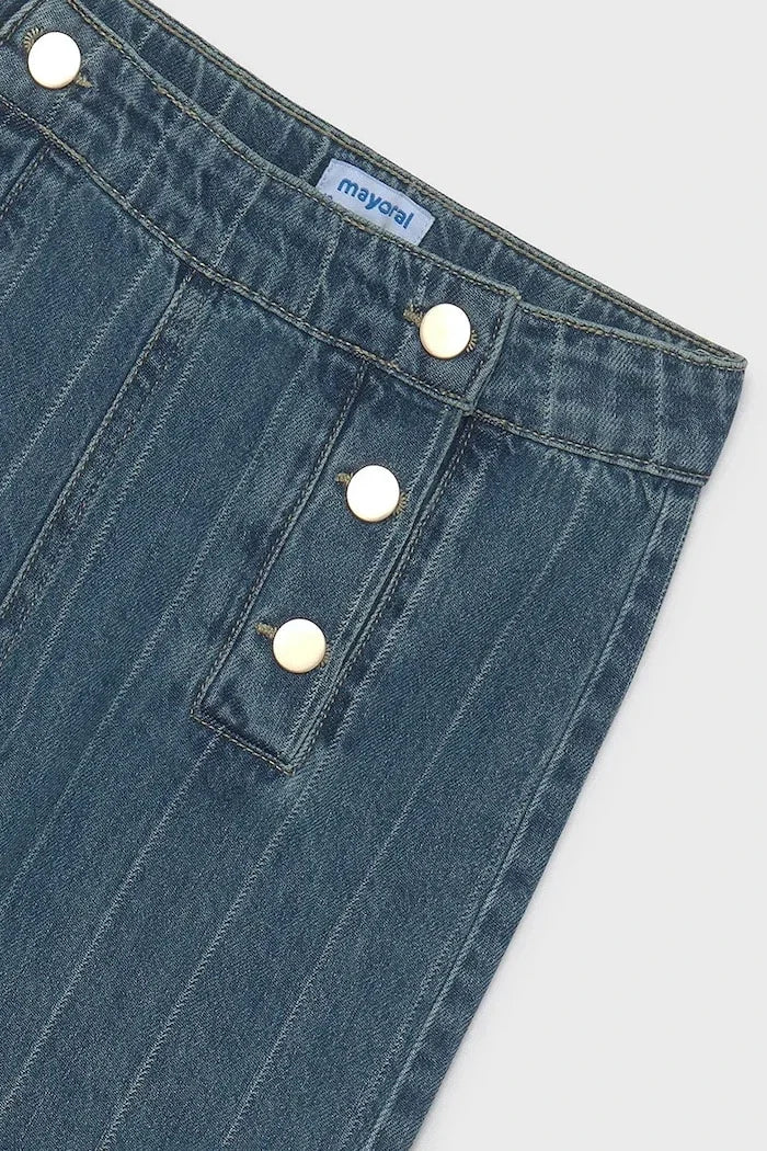 Mayoral çocuklar için wide leg jean pantolon