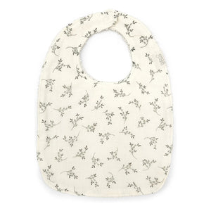 Babyshower - Lätzchen „Olive Bloom“ | Ecru