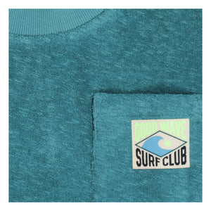 Tumble N'Dry – Morea Oversize T-Shirt aus Bio-Baumwolle | Peacock Blue