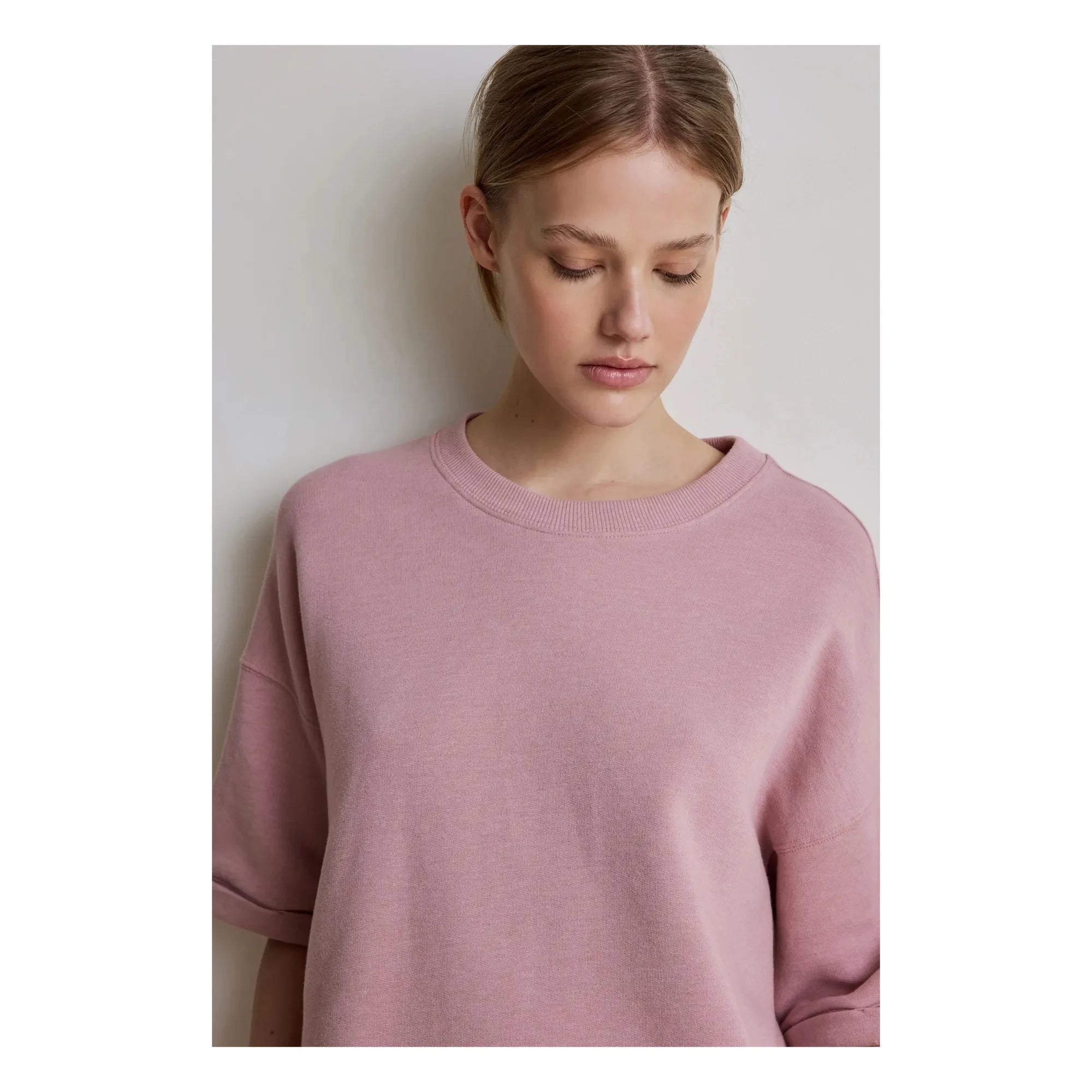 Hod - Solange Pamuklu sweatshirt | Mürdüm