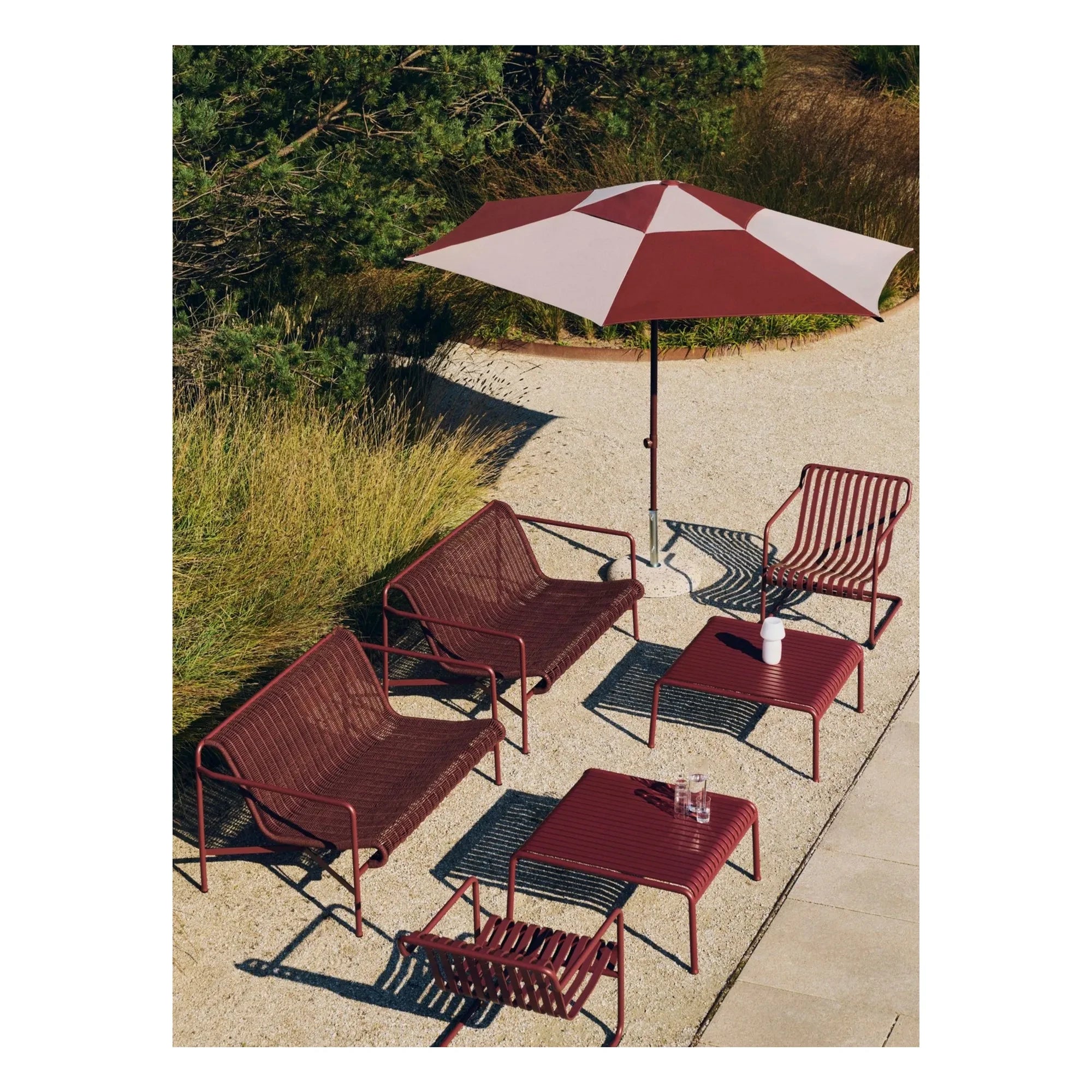 Hay - Altıgen şemsiye Terrazza | Bordo