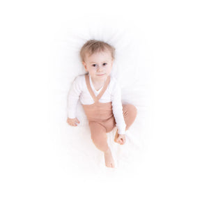 Silly Silas - Organic Cotton Sleeveless Leggings | Frost Brown