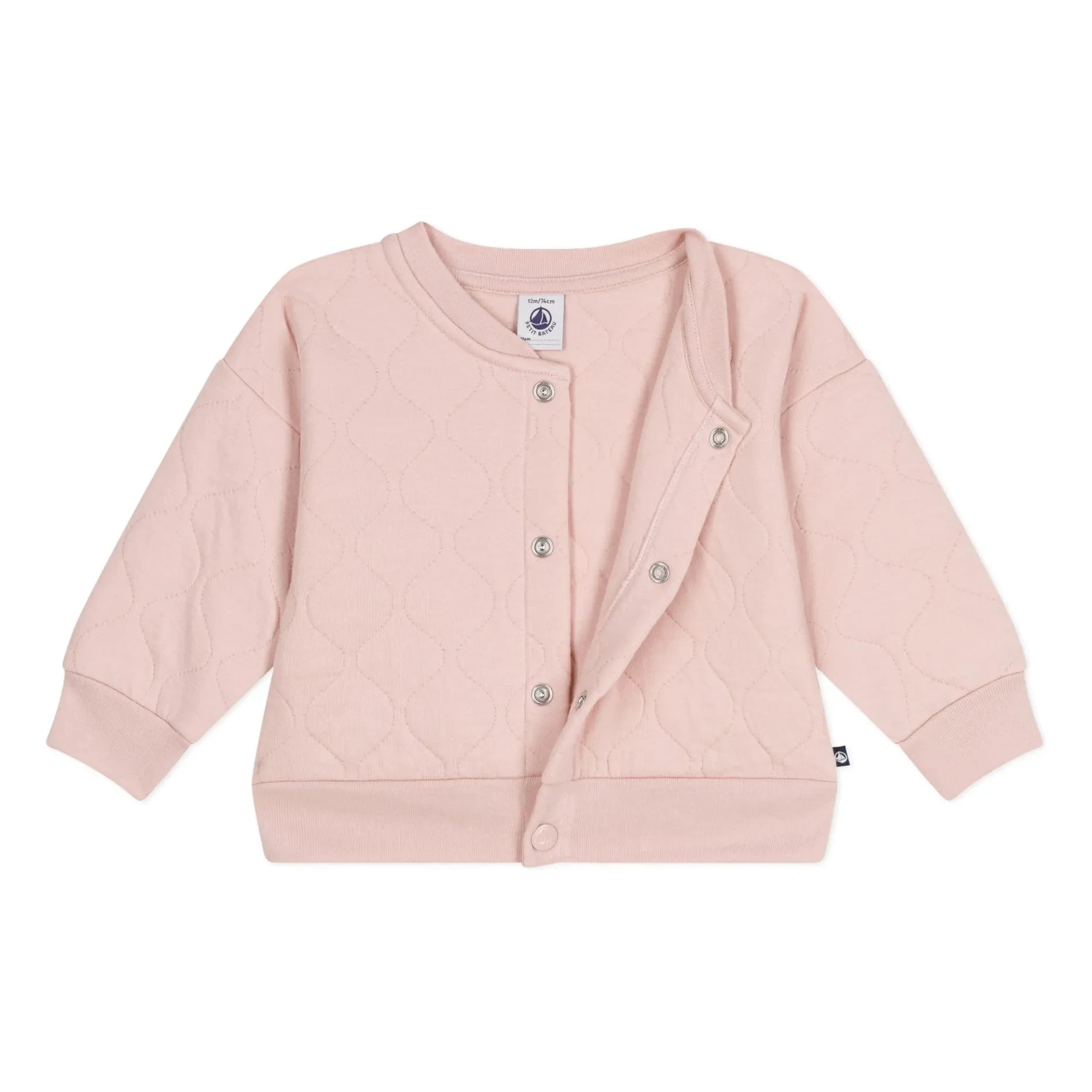 Petit Bateau - Teddy Tubique Matelassé | Açık Pembe