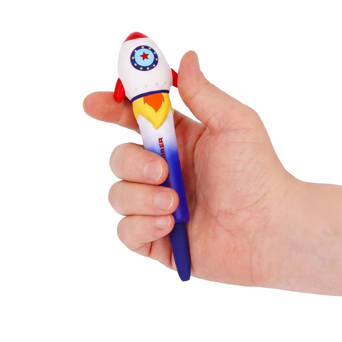 Legami - "Weltraum Explorer" Raketen-Squishy Gelstift - Zum Drücken