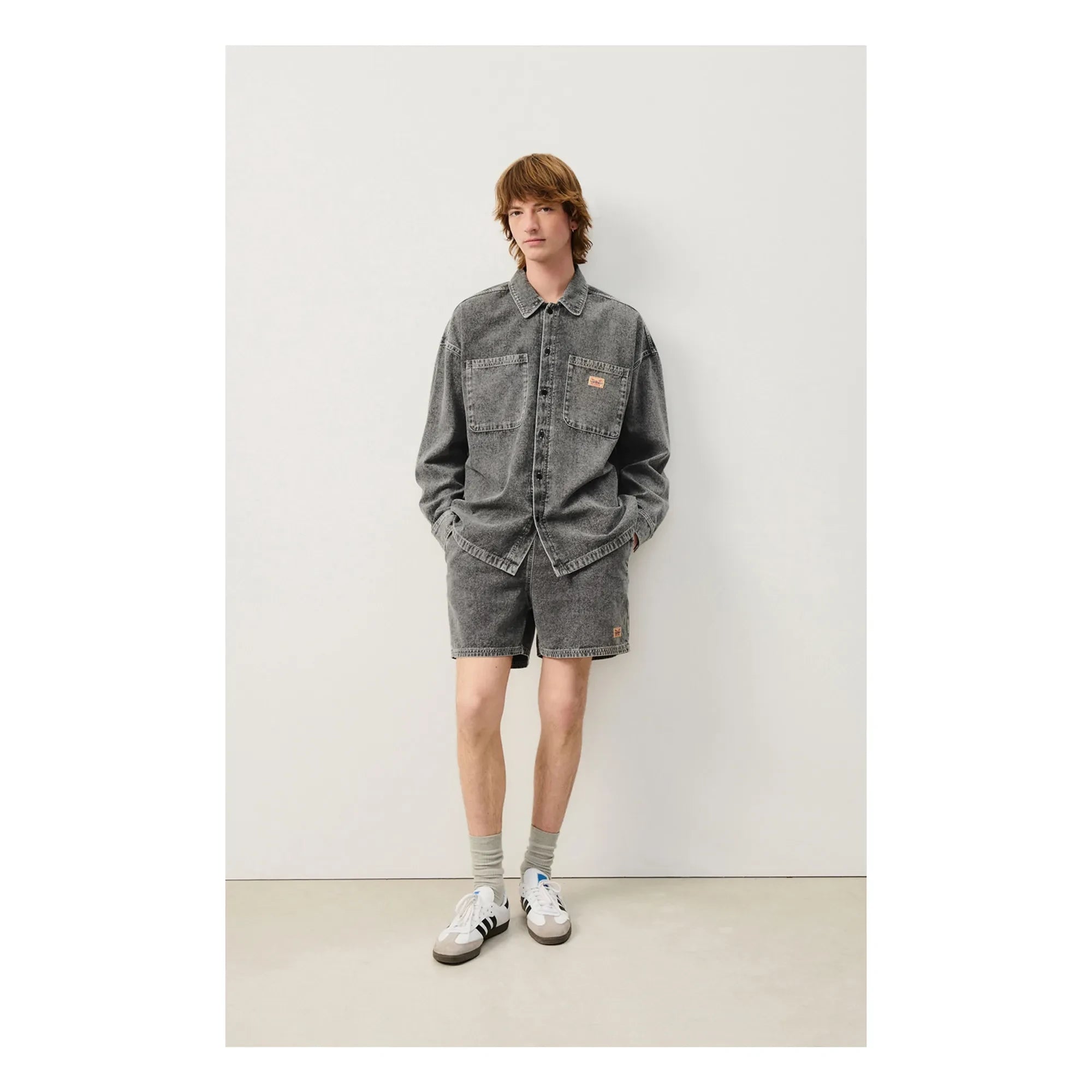 American Vintage - Jazy Hemd | Kohlegrau