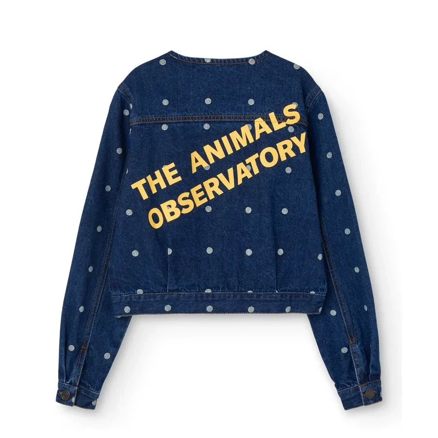 The Animals Observatory - Swift Pois Denim Ceket | Koyu Mavi