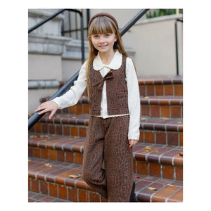 Rylee + Cru - Leopar Barrel Pantolon | Kahverengi