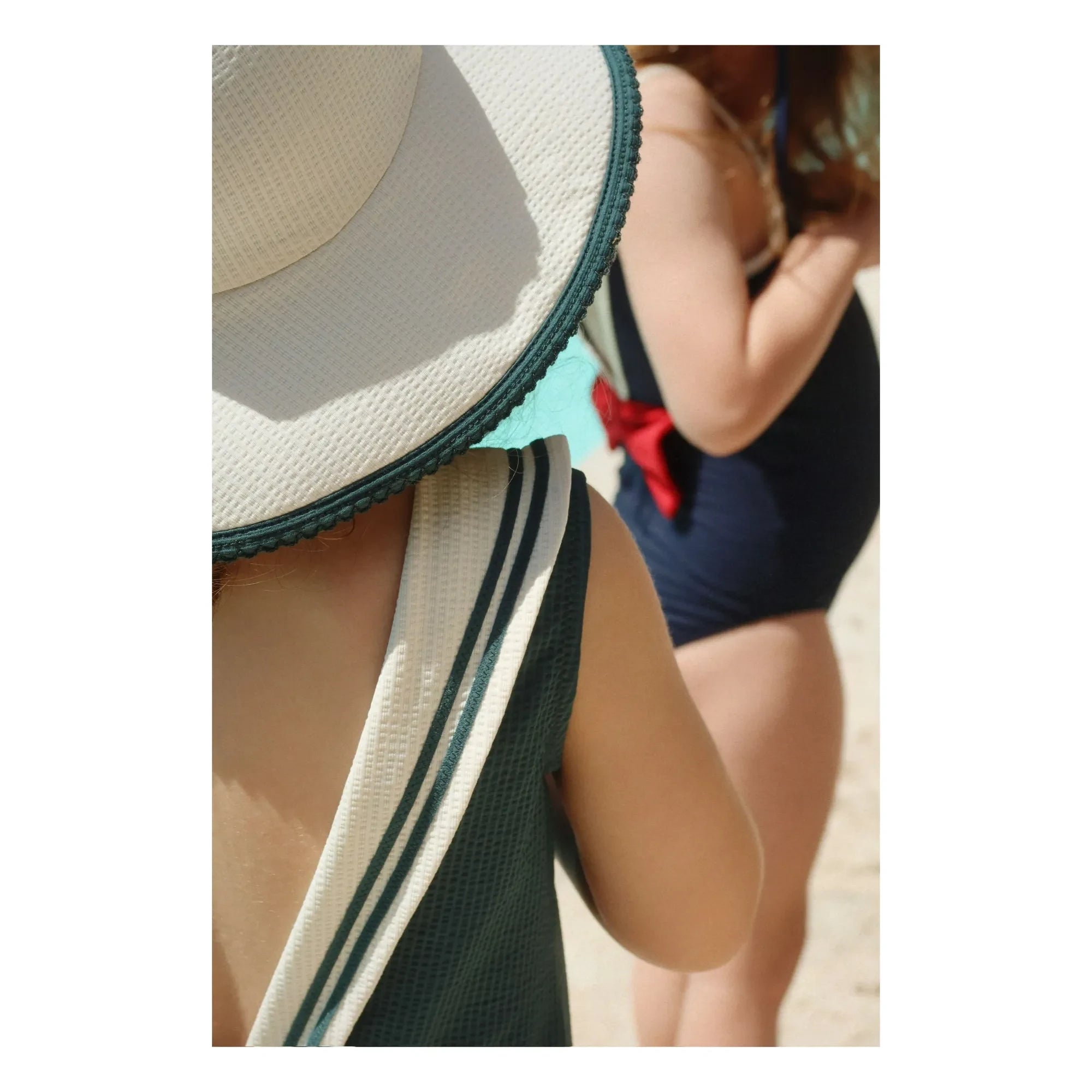 Konges Sløjd - Sailor Recycled Fibre Ribbed Swimsuit | Dark green