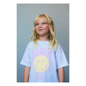 the new society - Smiley Tişört | Beyaz