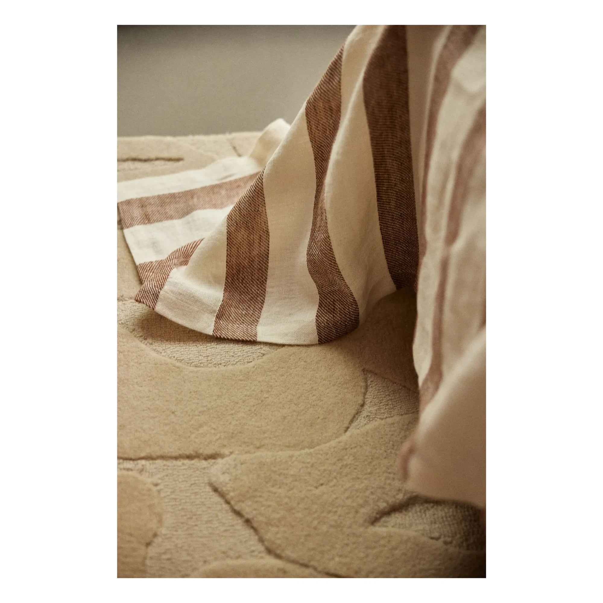 Gabrielle Paris - Bastide keten yatak örtüsü | Terracotta