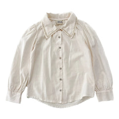 Longlivethequeen - Bluse mit Blumenmuster | Ecru
