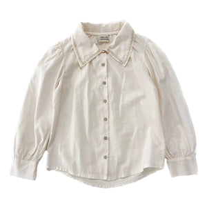 Longlivethequeen - Bluse mit Blumenmuster | Ecru