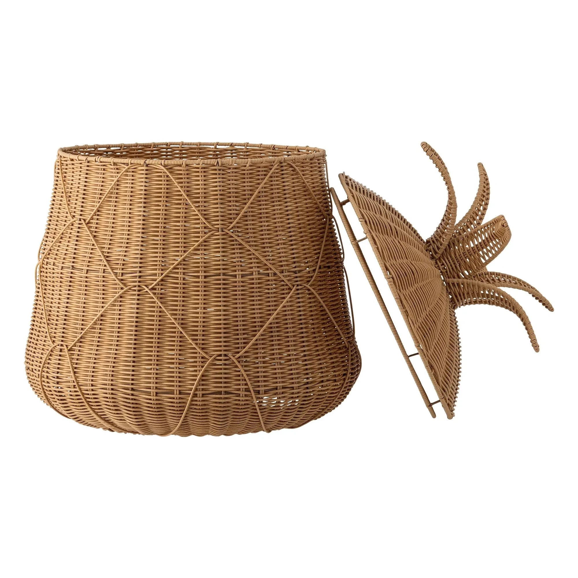 Bloomingville - Pineapple wicker basket | Brown