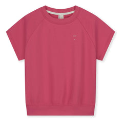 Gray Label - Organic cotton short-sleeve sweatshirt | Fuchsia