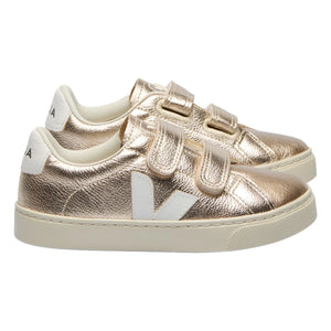 Veja - Esplar Deri O.T. Çizikli Sneakers | Altın kahverengi