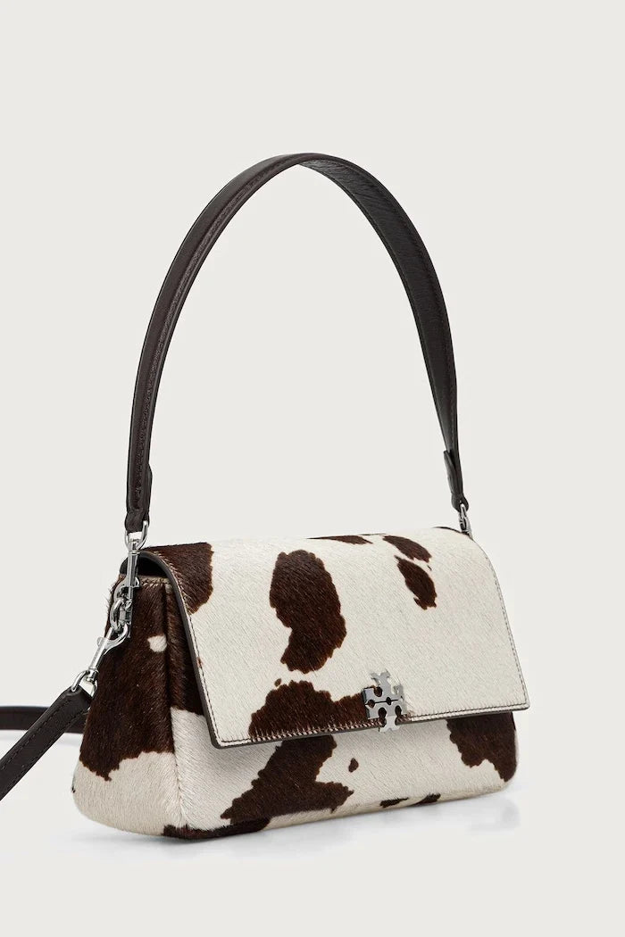 Tory Burch Charlie kadın deri crossbody çanta