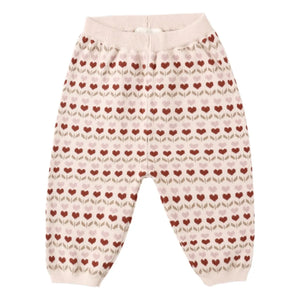 Rylee + Cru - Ruby Hearts Maille Hose | Dusty Pink