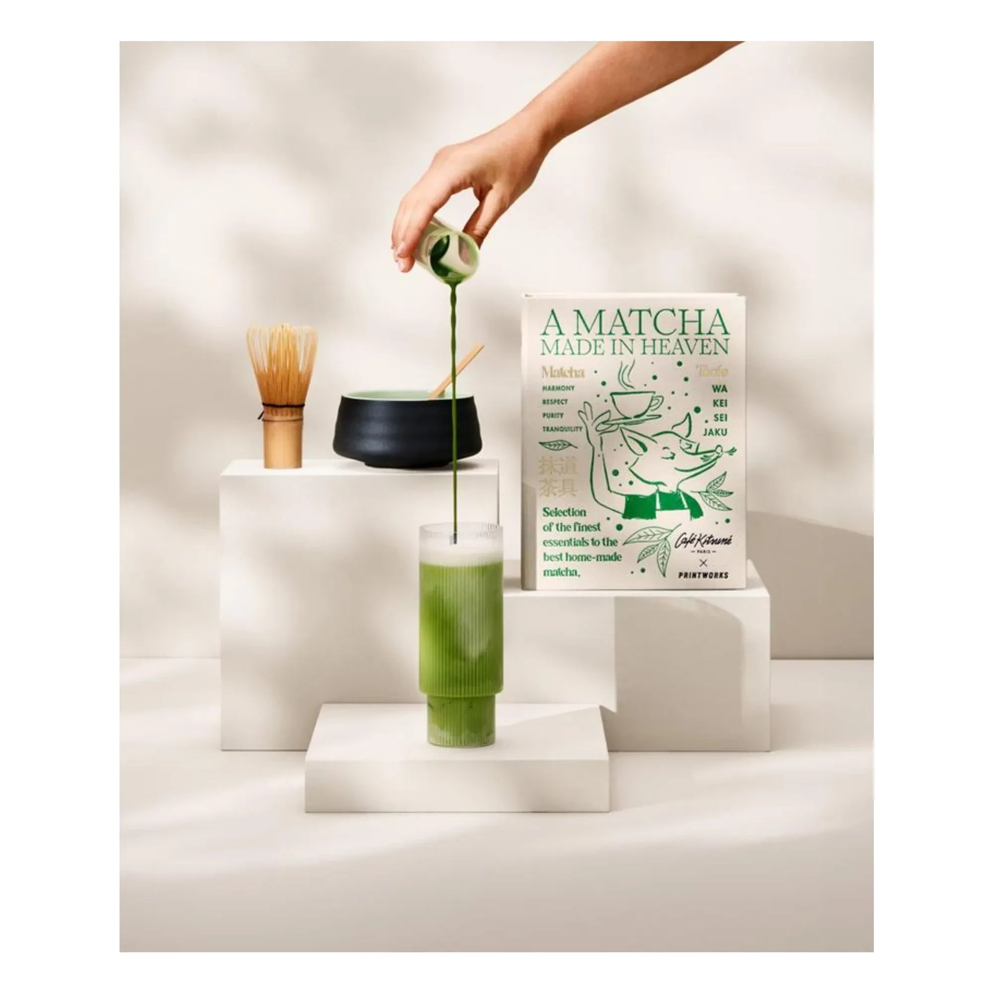 PrintWorks – Matcha Accessoire-Set – Printworks x Café Kitsuné