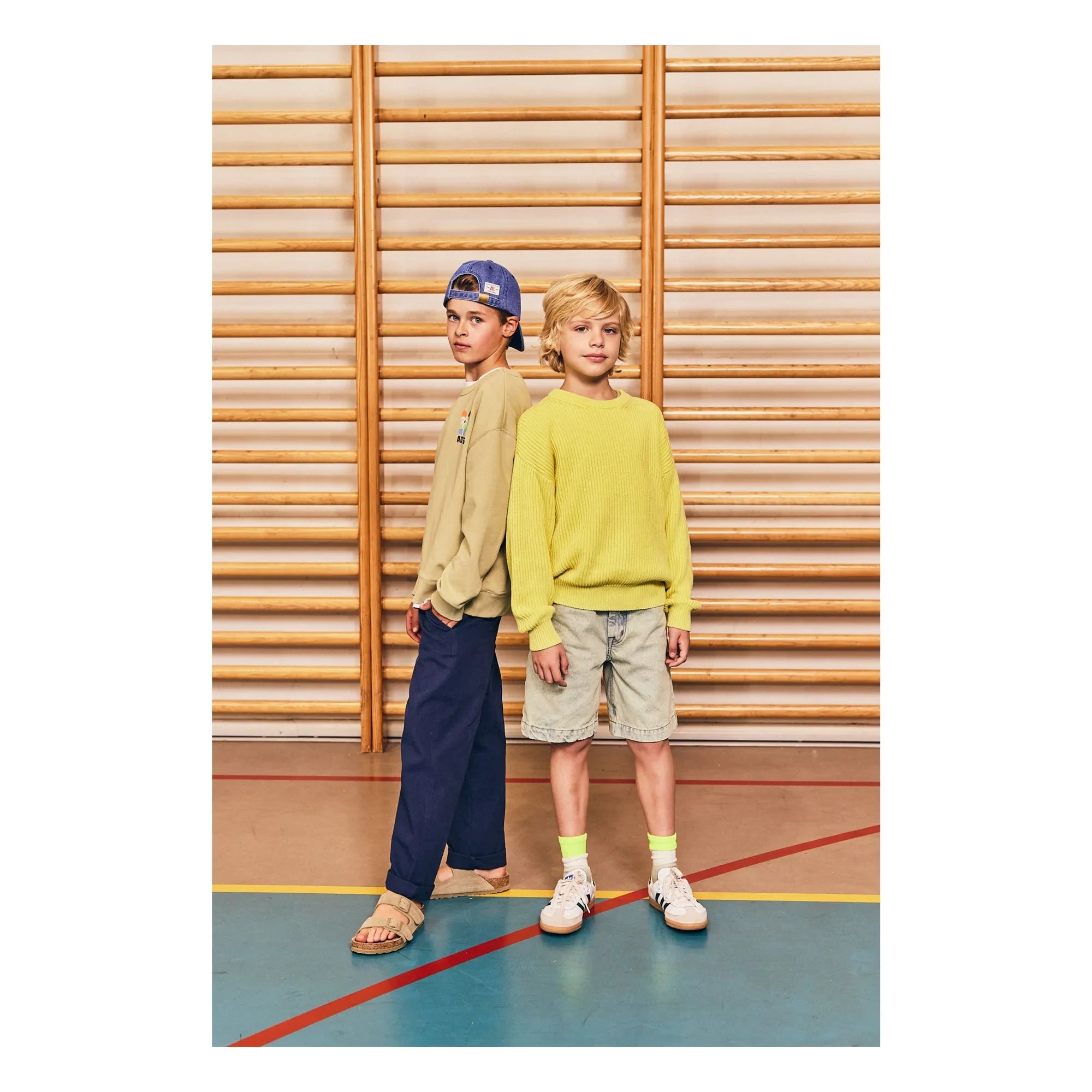AO76 - Oscar Landscape Sweatshirt aus recycelter Baumwolle | Khaki