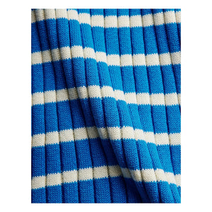 Mini Rodini - Gestreiftes Rippkleid aus Bio-Baumwolle | Blau