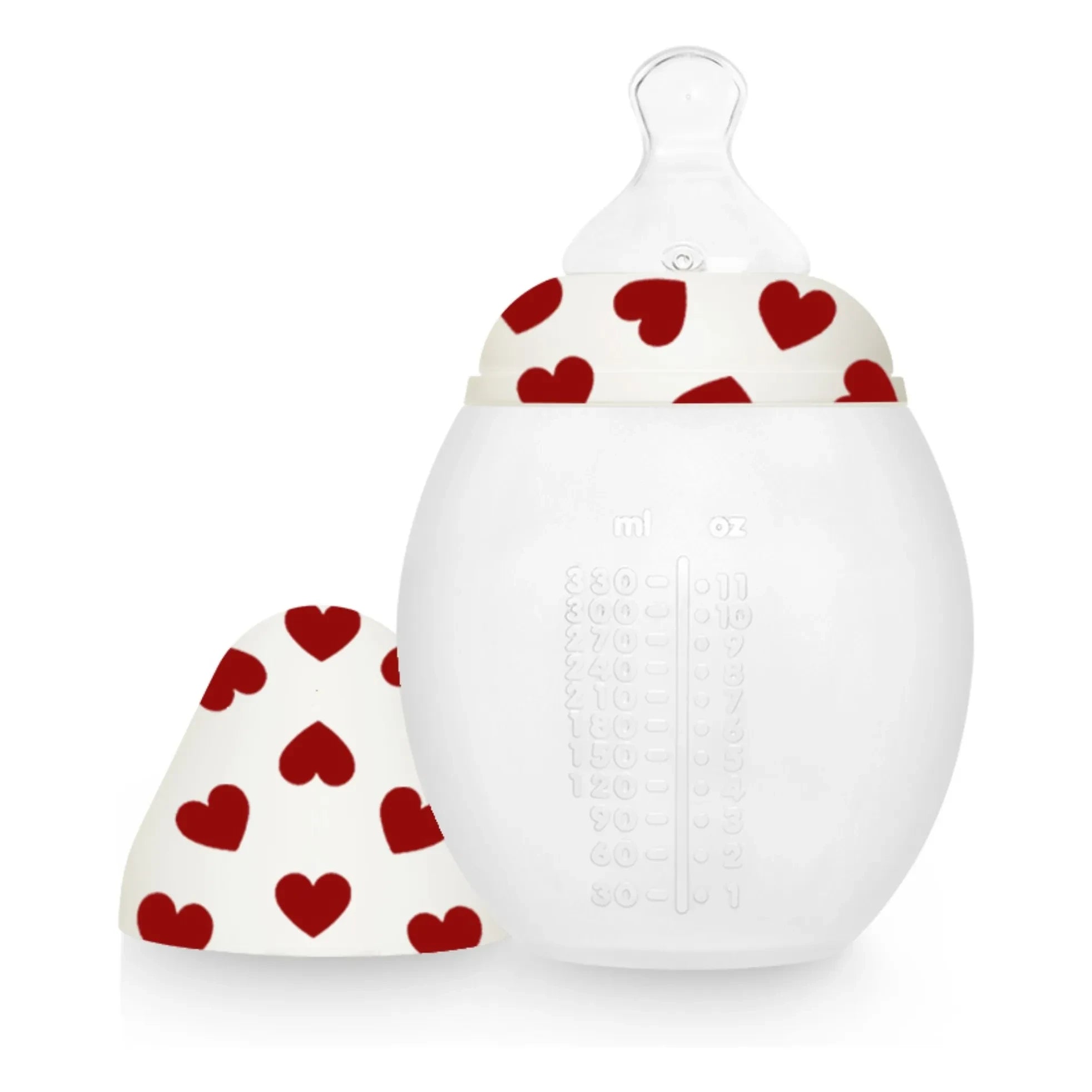 Elhée - Full of Love Medizinisches Silikon-Babyfläschchen und physiologischer Schnuller