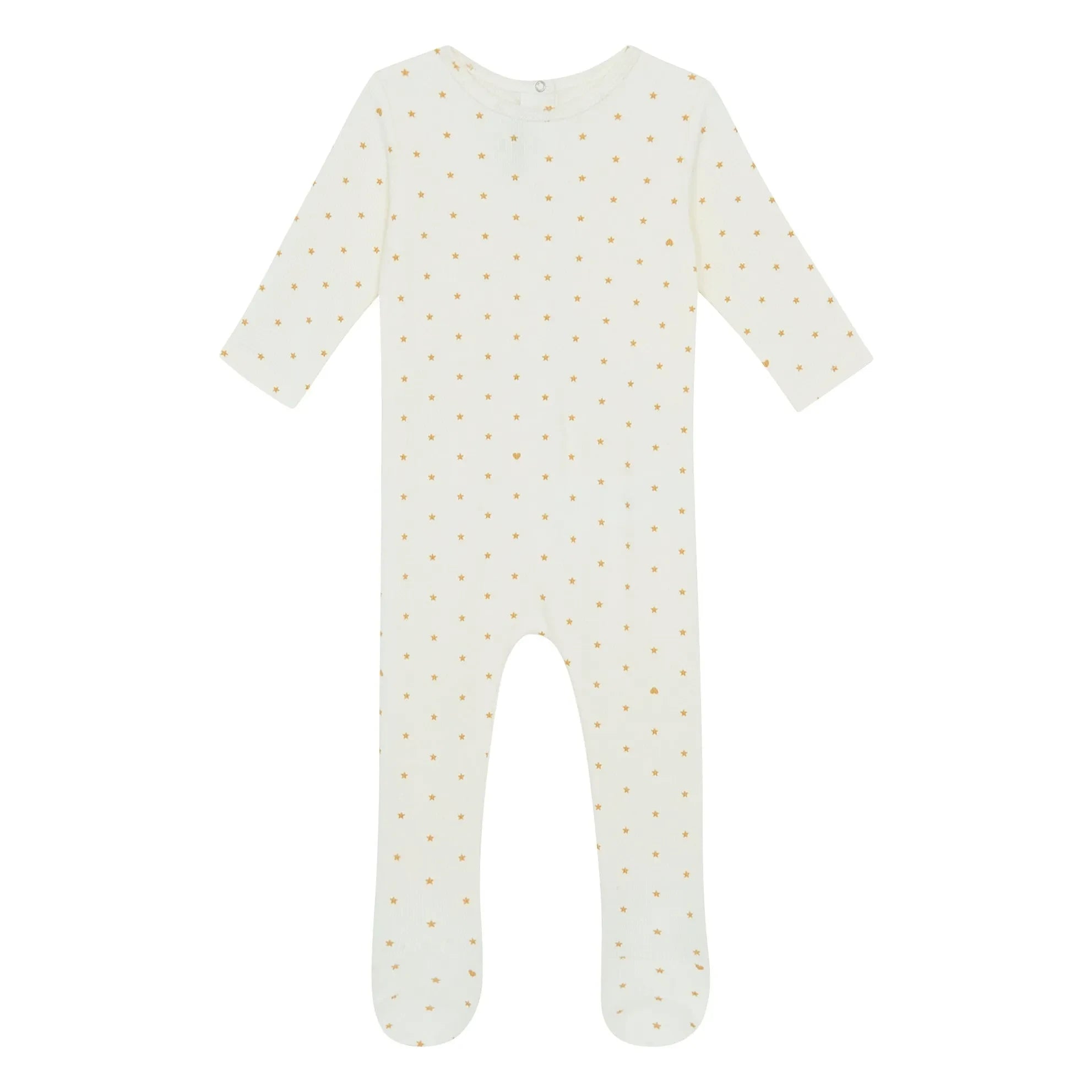 Bonton - Pyjama Nylla Yıldızlar | Soluk sarı