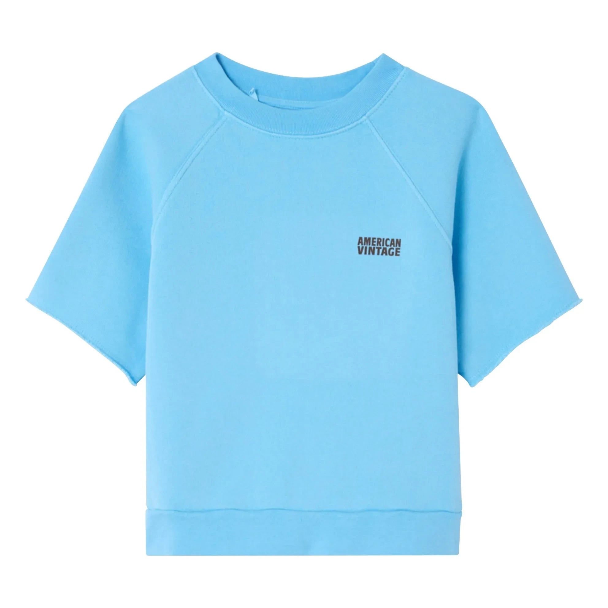 American Vintage - Izubird Kolsuz Sweatshirt | Açık mavi