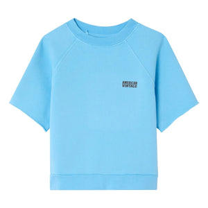 American Vintage - Izubird Kolsuz Sweatshirt | Açık mavi