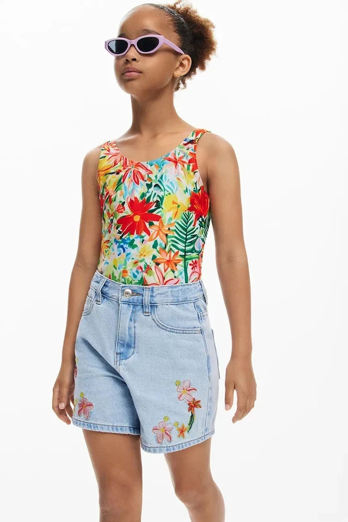 Desigual Çocuk Tek Parça Mayo