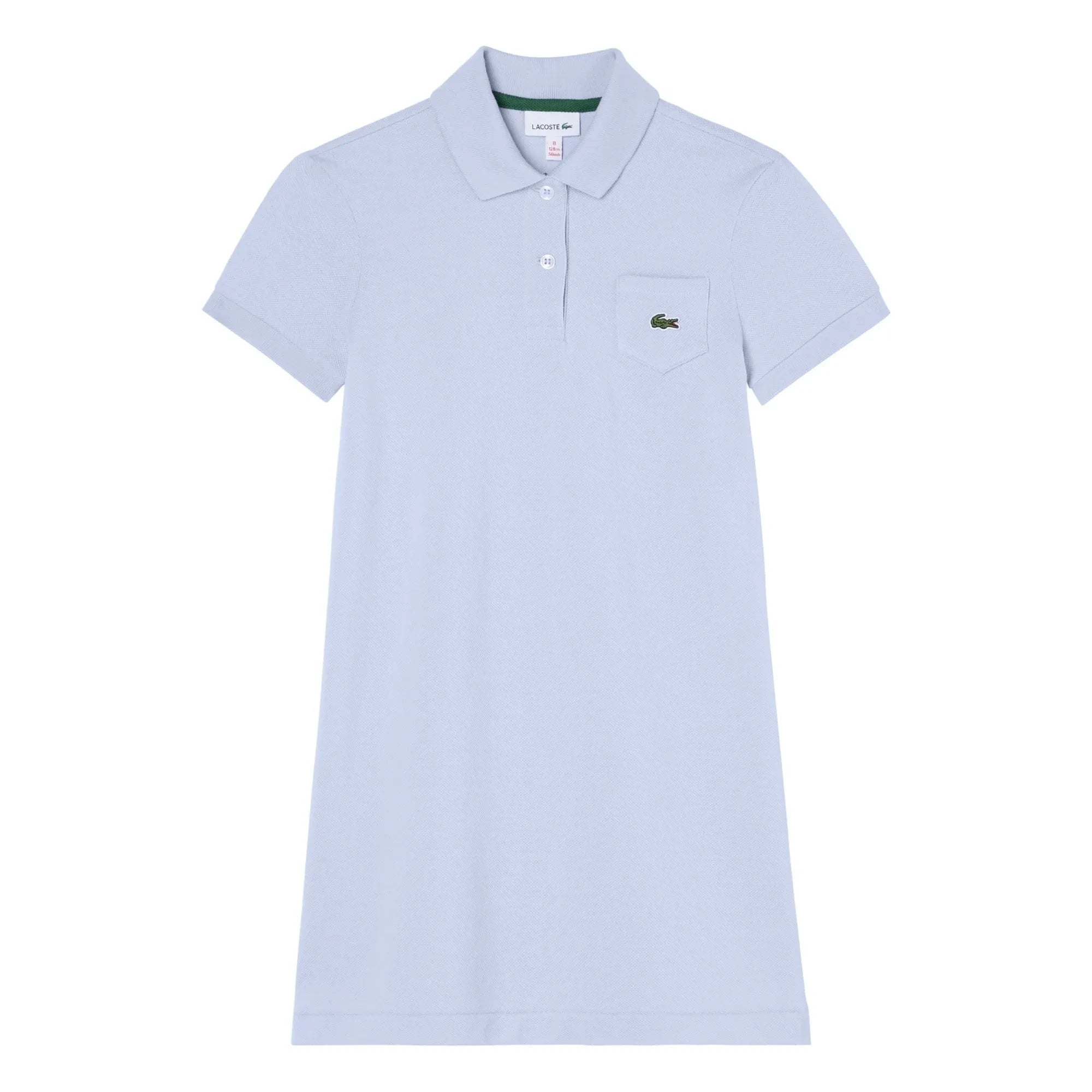 Lacoste - Organik Pamuklu Polo Elbise | Açık Mavi