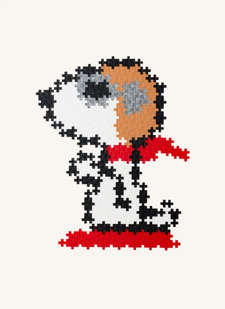 Plus-Plus - Snoopy Aviator Tube - 275 Teile - Plus-Plus x Peanuts | Weiß