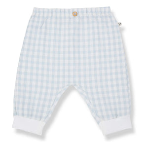 1+ in the family - Karpathos Vichy Seersucker pantolon | Açık mavi