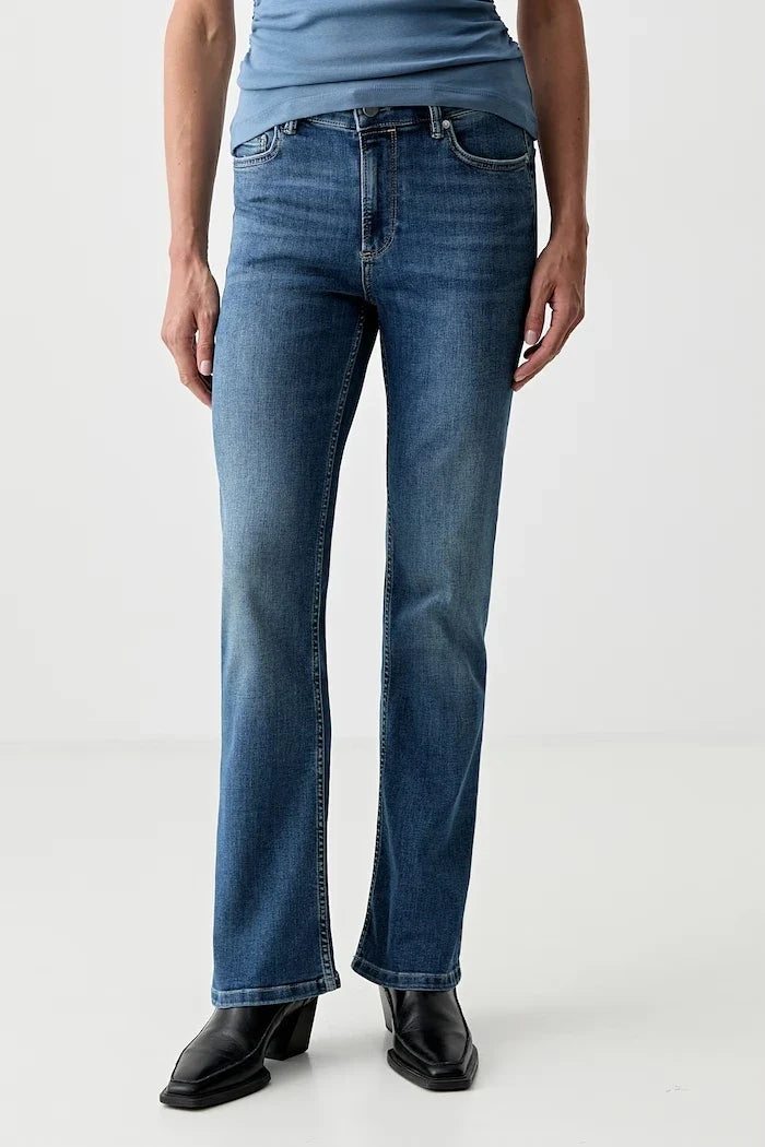 AllSaints kadın bootcut kot pantolon