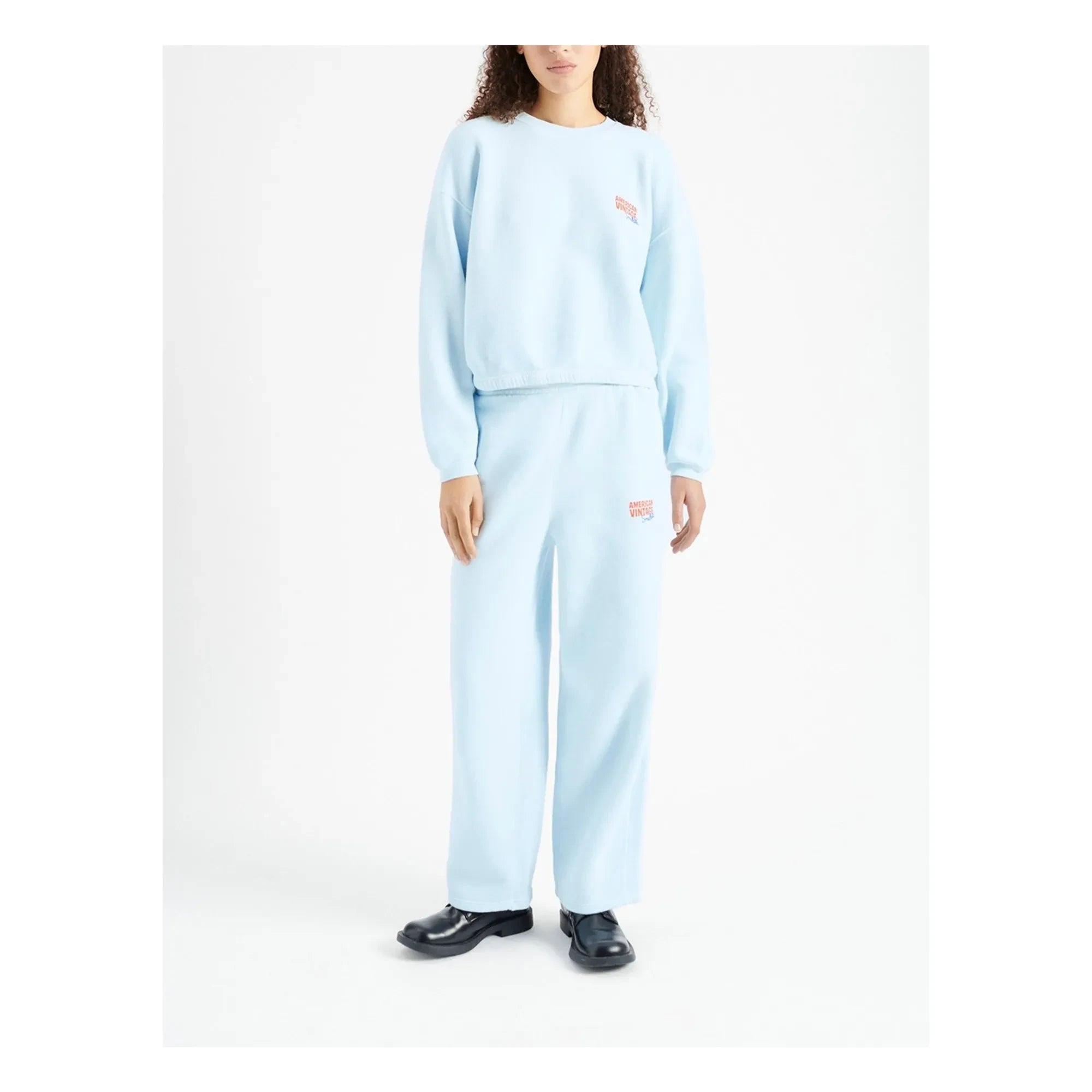 American Vintage - American Vintage X Smallable Collaboration - Izubird Jogger | Light Blue